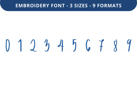 Alphonsine Font 0 to 9
