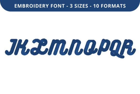 Buck Harry Font J to R: A Thoughtful Embroidery Font for Meaningful Gifts