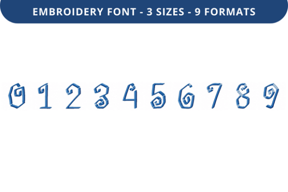 Cool Culottes Font 0 to 9