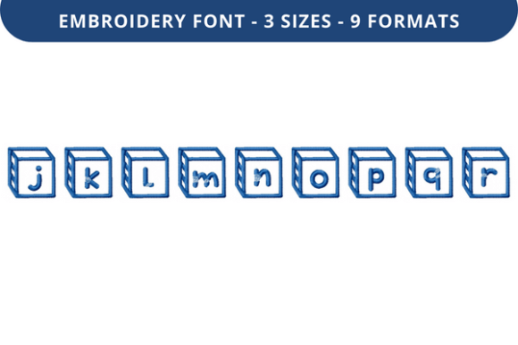 Corner Block Font J to R
