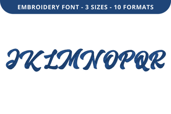 Dallaser Font J to R: A Seasonal Embroidery Font Review