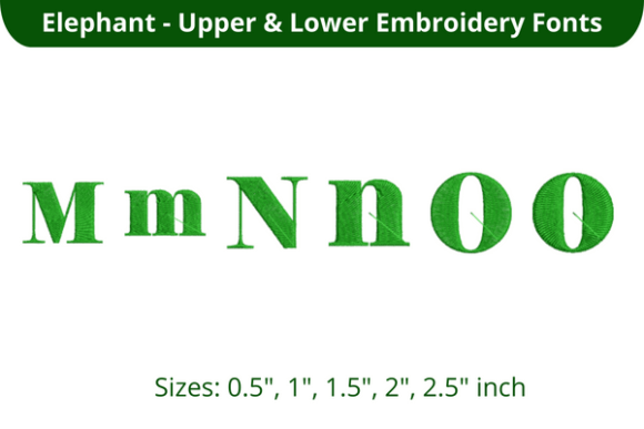 Elephant Font MNO
