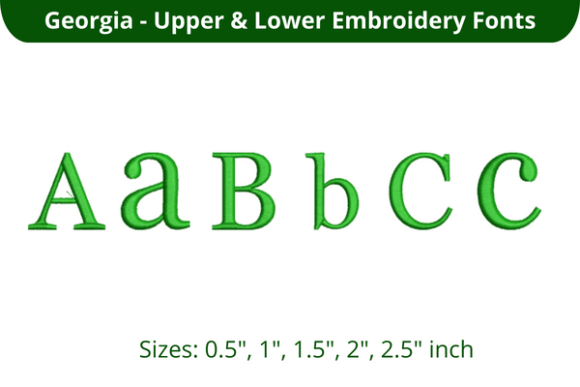 Georgia Font ABC