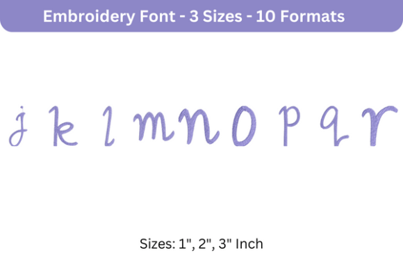 Review of Romantic Font J to R
