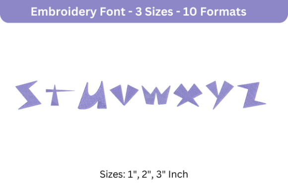 Space Patrol Font S to Z