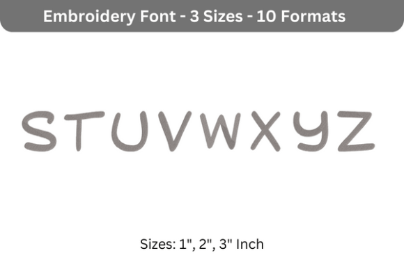 Toon Time Font S to Z