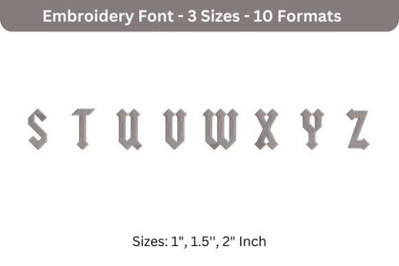 Yeller Font S to Z